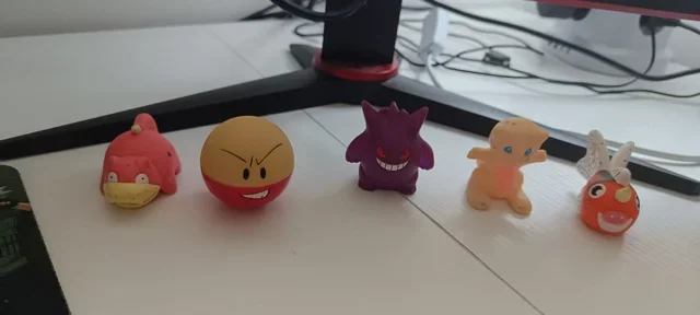 Lote de 5 figuras Pokémon de baño vintage 1999