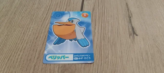 Carta japonesa Pokémon Pelipper nº 8 Bandai Namco