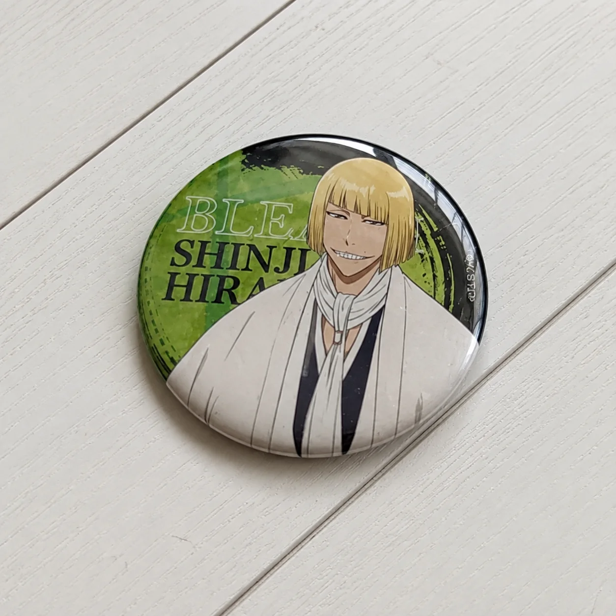 Chapa de Shinji Hirako de Bleach – Comprada en Japón