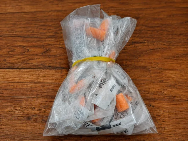 30 Pares de Tapones Auditivos Naranja
